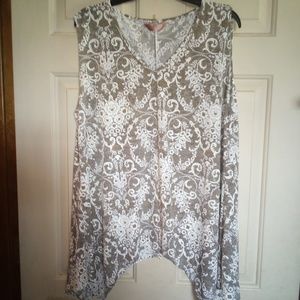 SJS Print Sleeveless Shirt